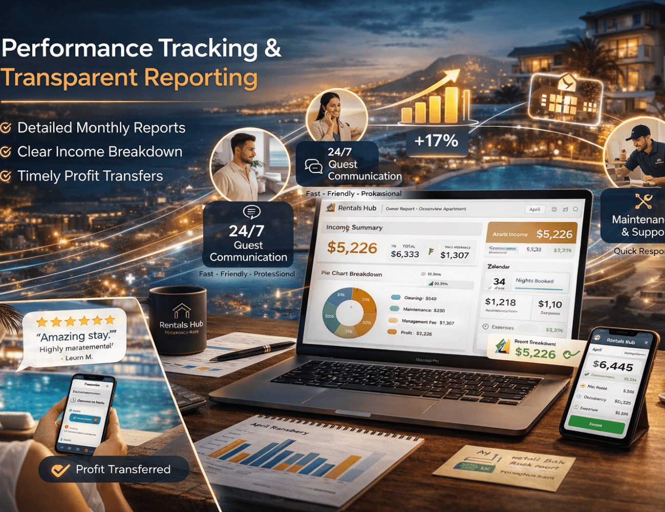Performance Tracking & Transparent Reporting